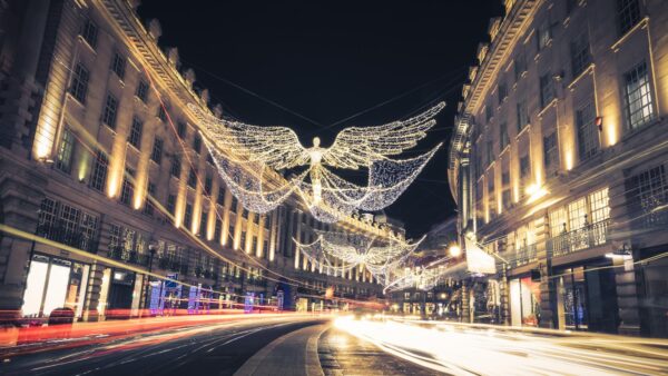 Christmas lights in London